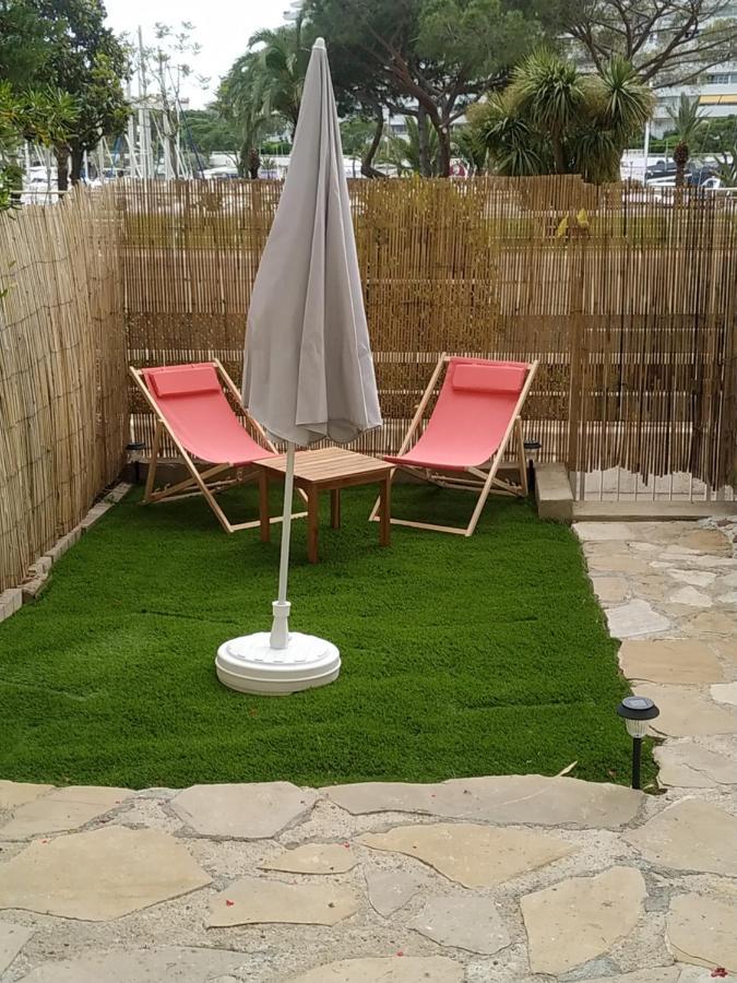Studio Rez De Jardin Marina Baie Des Anges Villeneuve-Loubet Eksteriør bilde